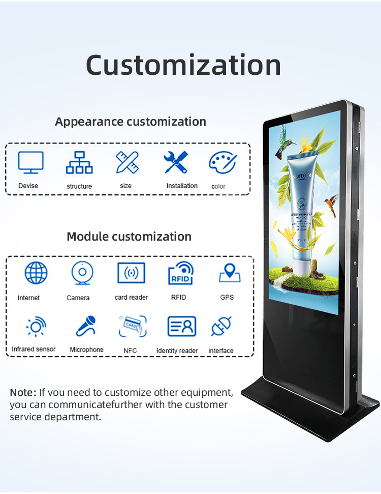 indoor dual side digital signag 05