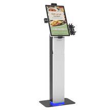 Fast Food Restaurant Touch Screen POS Hlder NFC Thermal Printer Self Service Kiosk