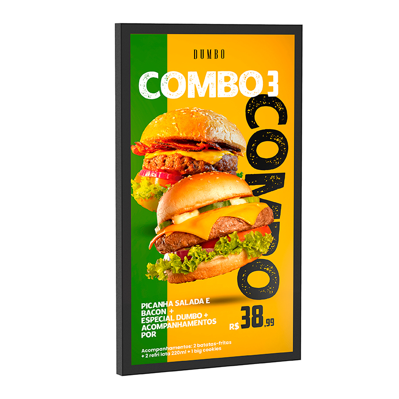 high temperature resistant IK10 5mm glass player mount totem advertising screen waterproof outdoor lcd digital signage ip66 tv