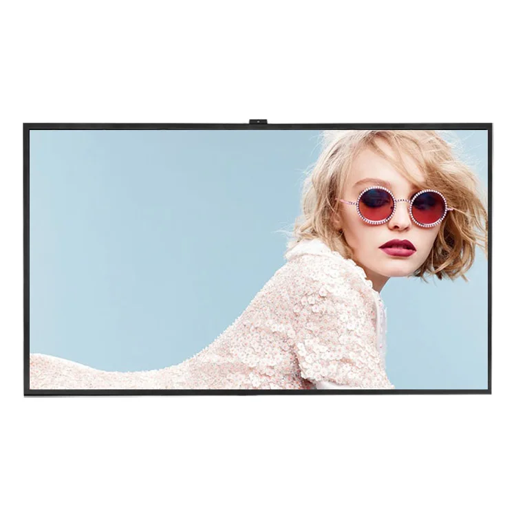 floor stand wall-mount ceiling screen media 4k digital lcd high brightness facing semi-outdoor window advertising signage