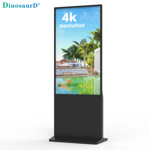 New Design Narrow Bezel 500nits Brightness Indoor Advertisign Display Promotion Digital Signage