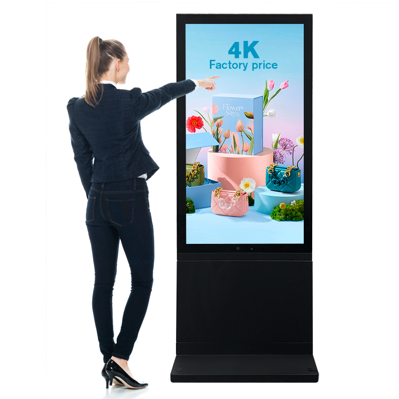 Outdoor Waterproof Touchscreen LCD Advertising Totem