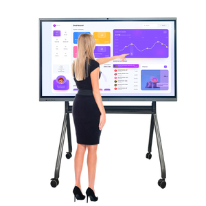 Hot Selling 75 86 98 110 Inch School or Office Euducation Touch LCD Screen Android 4k Smart Board Interactive Whiteboard