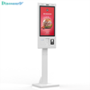 Supermarket Check Out Payment Solution Android Windows Self Service Kiosk with POS Holder Receipt Printer