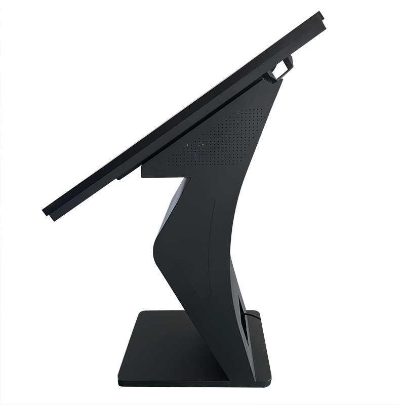 info query station with dynamic display touch screen wayfinding multi media digital horizontal lcd display information kiosk