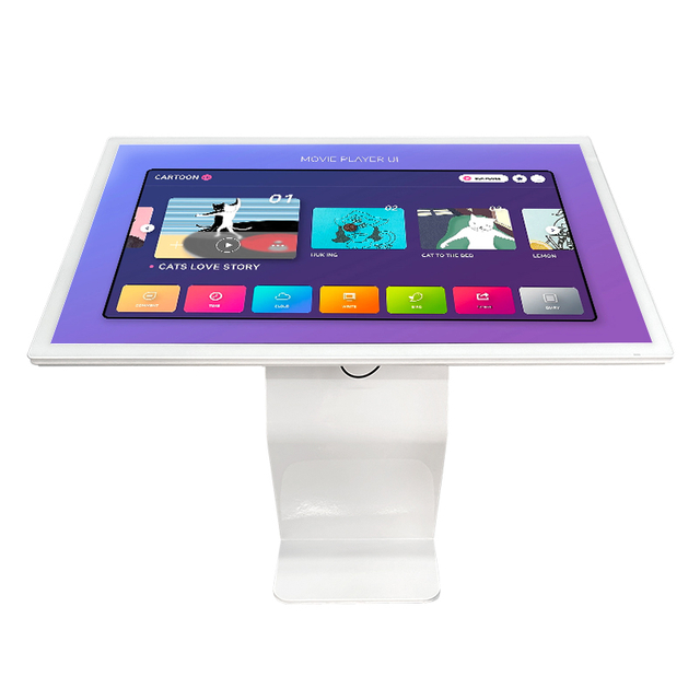 32 43 49 55 65 Inch 4K PCAP Bank Shopping Mall Museum Advertising Inquiry Information Machine Interactive Touch Screen Kiosk