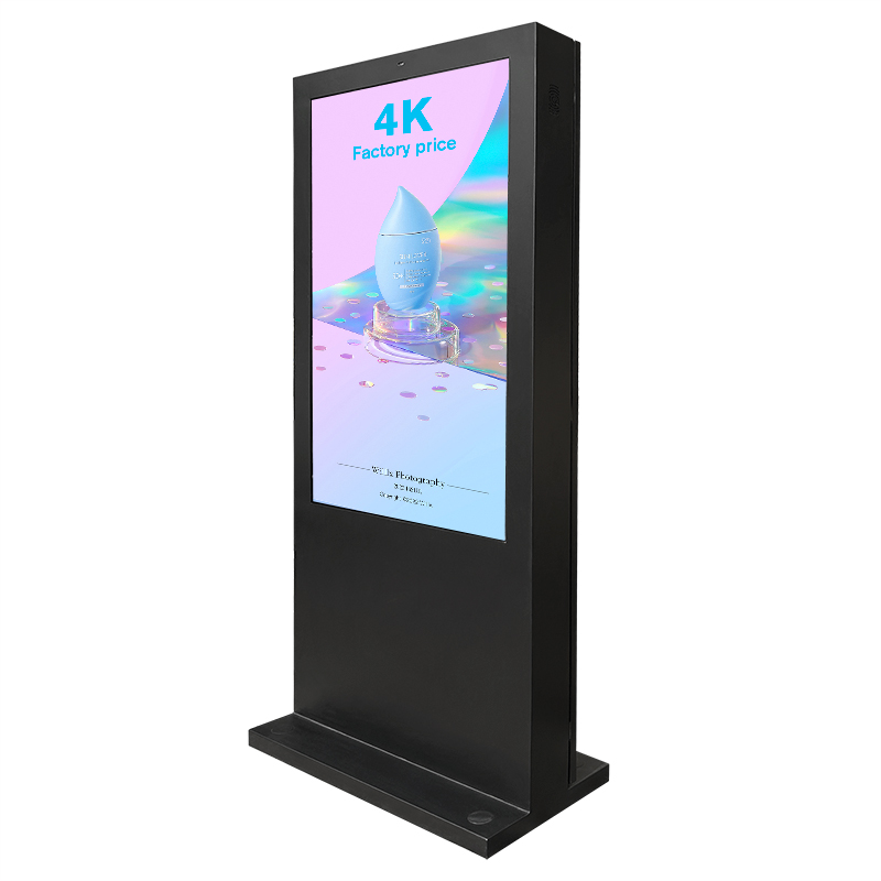 4k pcap display touch screen digital stand lcd digital lcd outdoor advertising ip65 waterproof vertical totem