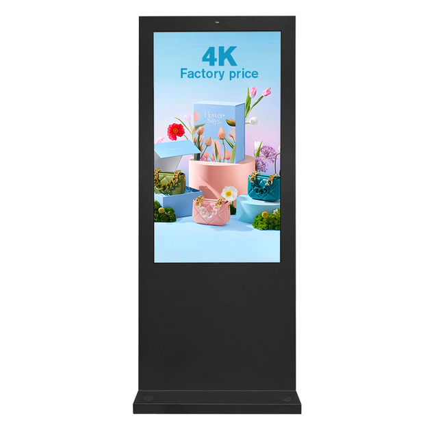 4k pcap display touch screen digital stand lcd digital lcd outdoor advertising ip65 waterproof vertical totem