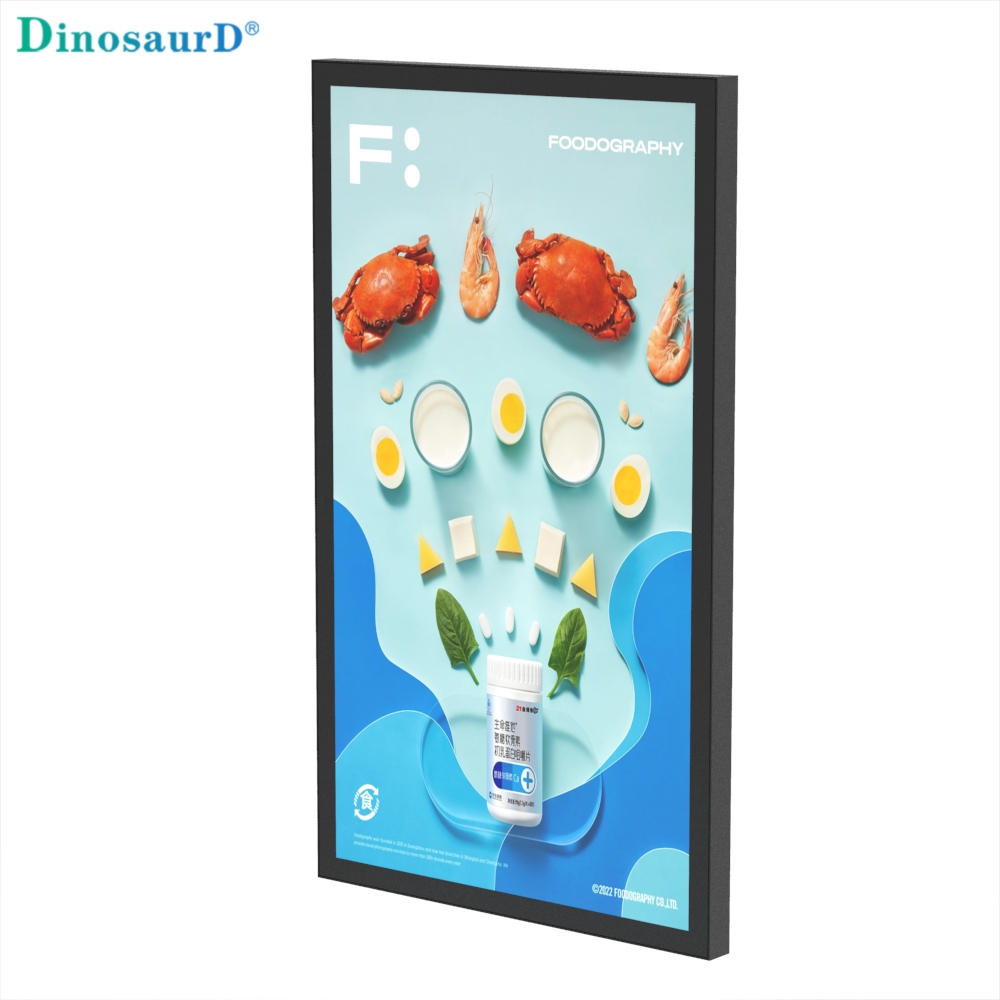 bus station subway park rain-proof high brightness outdoor video player totem advertising display waterproof wall mount signage