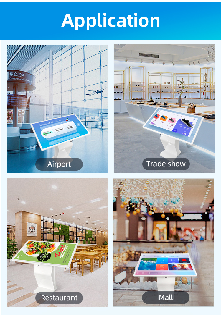 horizontal information screen kiosk 06