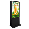 55 Inch IP65 Waterproof Double Side Aluminum Cade Advertising Display Kiosk