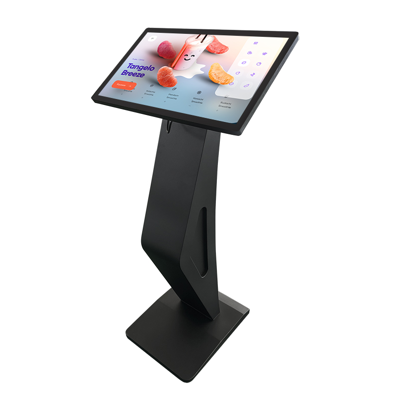 Public Spaces Commercial Centers Corporate Self Service Terminal Offices K Shaped Touchscreen Information Kiosk