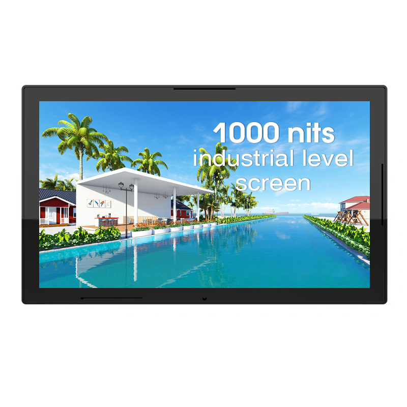 21.5 Inch Smart Industrial Embedded High Brightness Ultimate 4K HD Dual System Optional Touch Monitor 