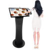 21.5 Inch Screen Fashion Design Display Adjustable Angle Self Payment Kiosks With Printer Scanner Graphic Touch Table Kiosk