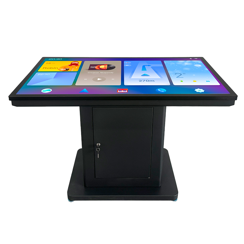 Free Standing 43 55 Inch Indoor Lcd Interactive Android Or Windows System Coffee 4k Game Smart Waterproof Touch Screen Table