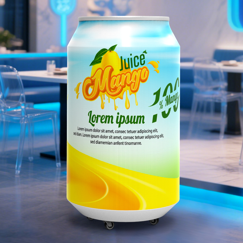 Customisierte Cola -Werbung kann eine flexible LED -Anzeige formen