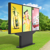 Triple-Screen IP66 High Brightness 3-screens Outdoor Floor Standing Waterproof Display