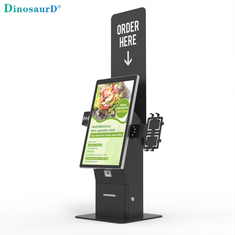 Hot Selling 15.6 18.5 21.5 Inch Touchscreen Restaurants Printing And Payment Indoor Self Service Order Kiosk