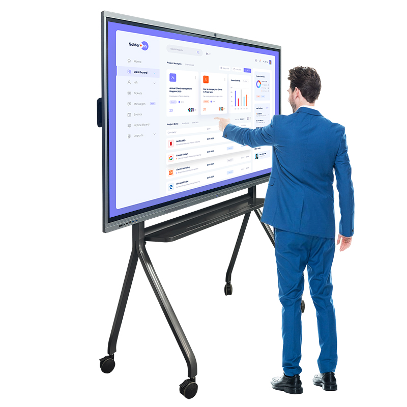 Customization 65 Inch School 4K LCD Touch Display Smart Interactive Whiteboard