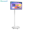 Free Standing Movable LCD Interactive Touch Screen Android Smart System TV