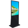 10 point indoor full color lcd display digital smart vertical advertising screen capacitive touch floor stand signage