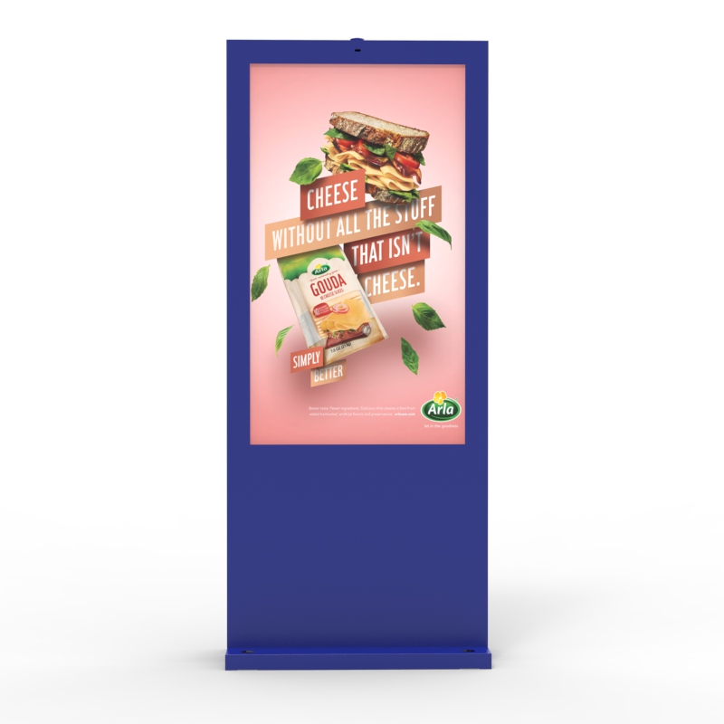 32-98 Inch Commercial Video Player Free CMS Waterproof Floor Standing Advertising Player Outdoor Lcd Vertical Display