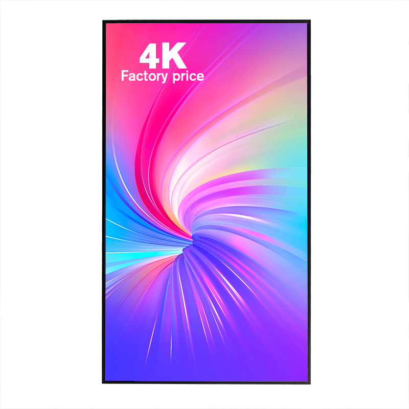 hanging advertising display market screen high brightness window facing monitor