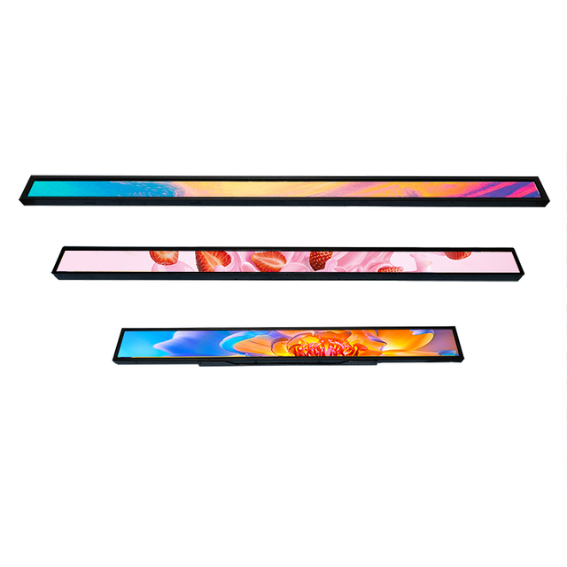  Advertising Wide Stretched Lcd Shelf Bar Screen Digital Signage Display