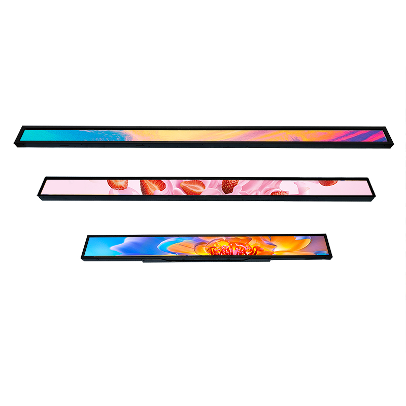  Advertising Wide Stretched Lcd Shelf Bar Screen Digital Signage Display