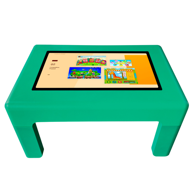 Android Windows Waterproof Screen Kiosk For Kids Education In School Indoor Standing Protection Portable Interactive Touch Table