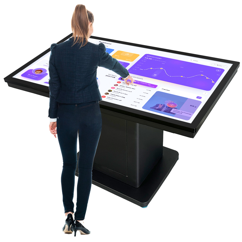 32 43 55 65 Inch Restaurant Interactive Multi Touch Screen Smart Table Coffee Conference Table Smart Touch Screen Table