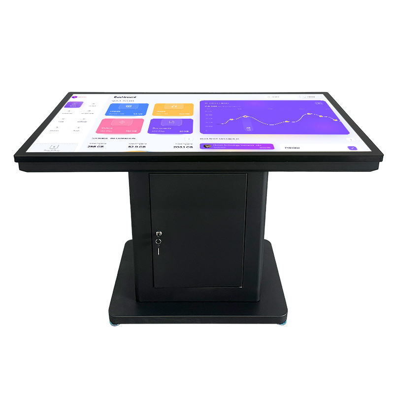 Free Standing 43 55 Inch Indoor Lcd Interactive Android Or Windows System Coffee 4k Game Smart Waterproof Touch Screen Table