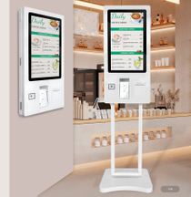 Payment Kiosks Pos Stands Self Service One Time Touch Screen Checkout Machine Ordering Restaurant Order Kiosk