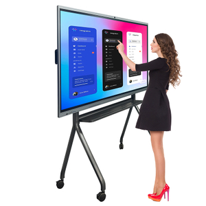 Hot Sales 75 86 98 110 Inch Digital Flat Panel Interactive Display Smart Interactive Whiteboard Smart Whiteboard for Classroom