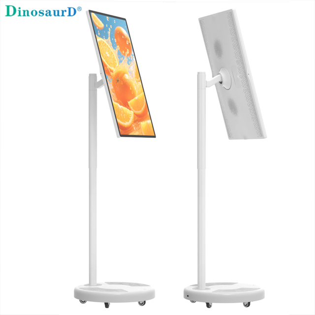 long battery life wheels capacitive wifi android android touch screen mobile wireless portable smart interactive movable tv