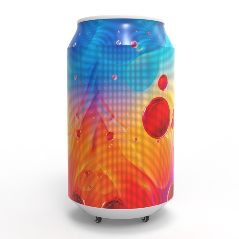 Customisierte Cola -Werbung kann eine flexible LED -Anzeige formen