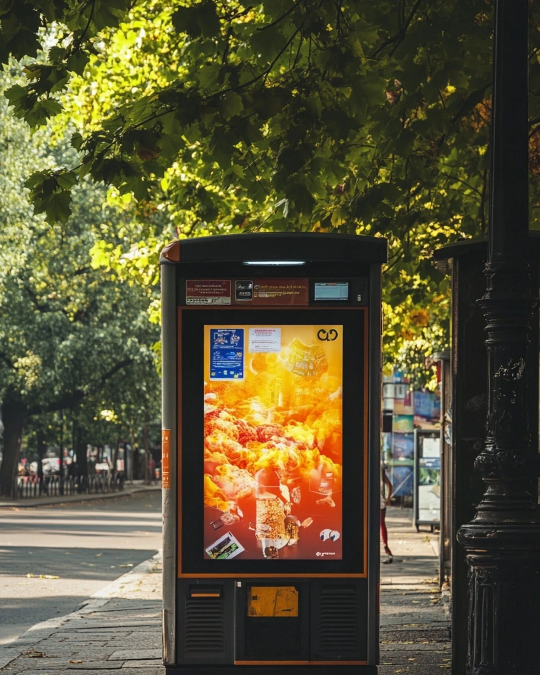 outdoor digital signage writings