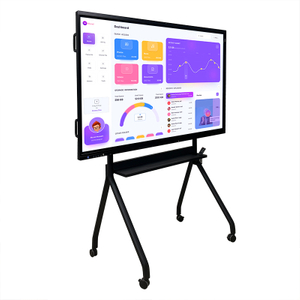 Wholesale 65 75 86 Dual System Finger Electronic Smart Board Education Interactive Touch Screen Digital Meeting Whiteboard