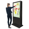 32 43 49 55 65 75 factory custom waterproof stand advertising display lcd ip65 digital screen sunlight readable outdoor totem