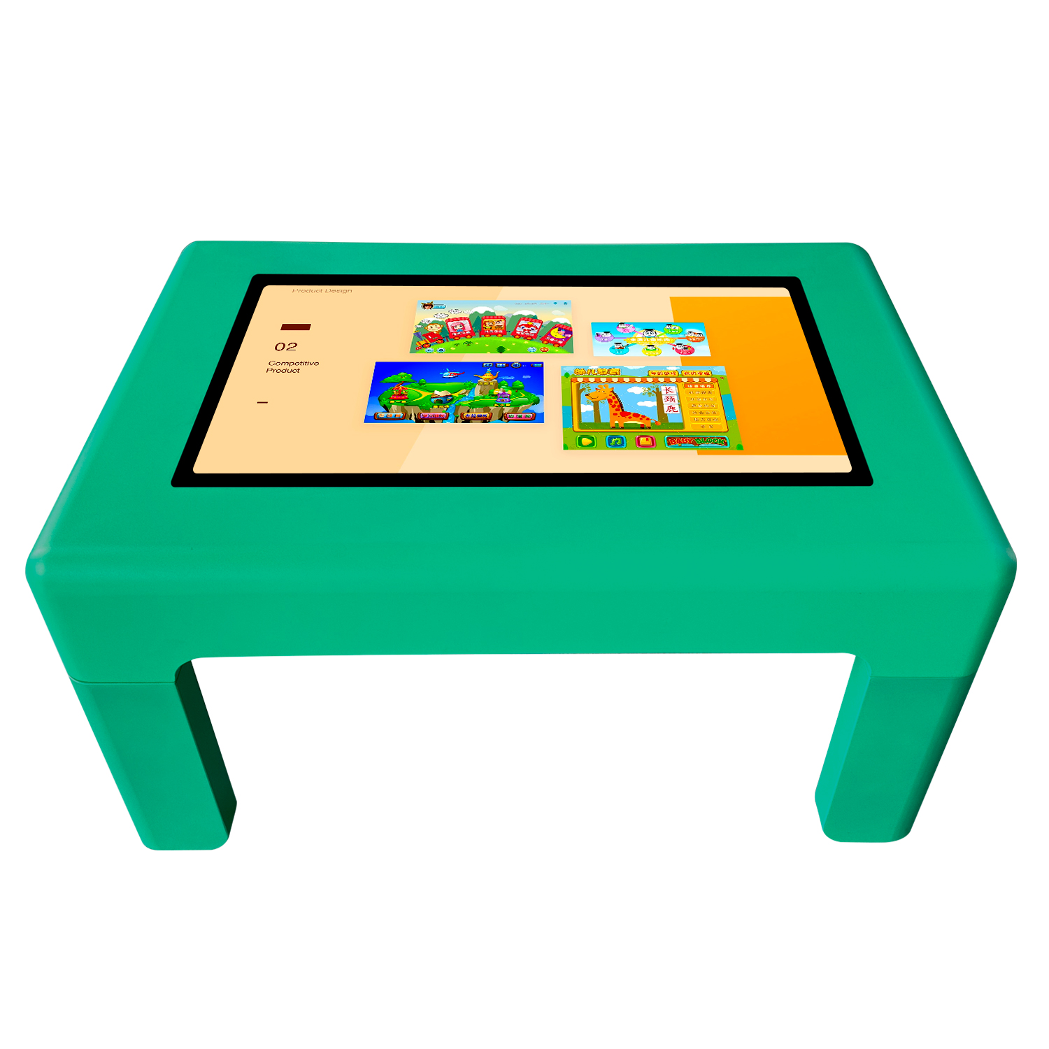 Free Stand 32 Inch Indoor Aandroid or windows Coffee Lcd Display Multi Touch Smart Waterproof Interactive Kid Game Screen Table