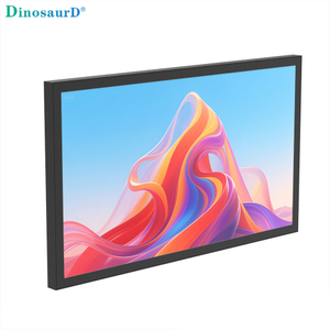 IK10 grade 5mm AG etched toughened glass outdoor wall mounted totem lcd advertising player screen 2500nits waterproof ip66 signage