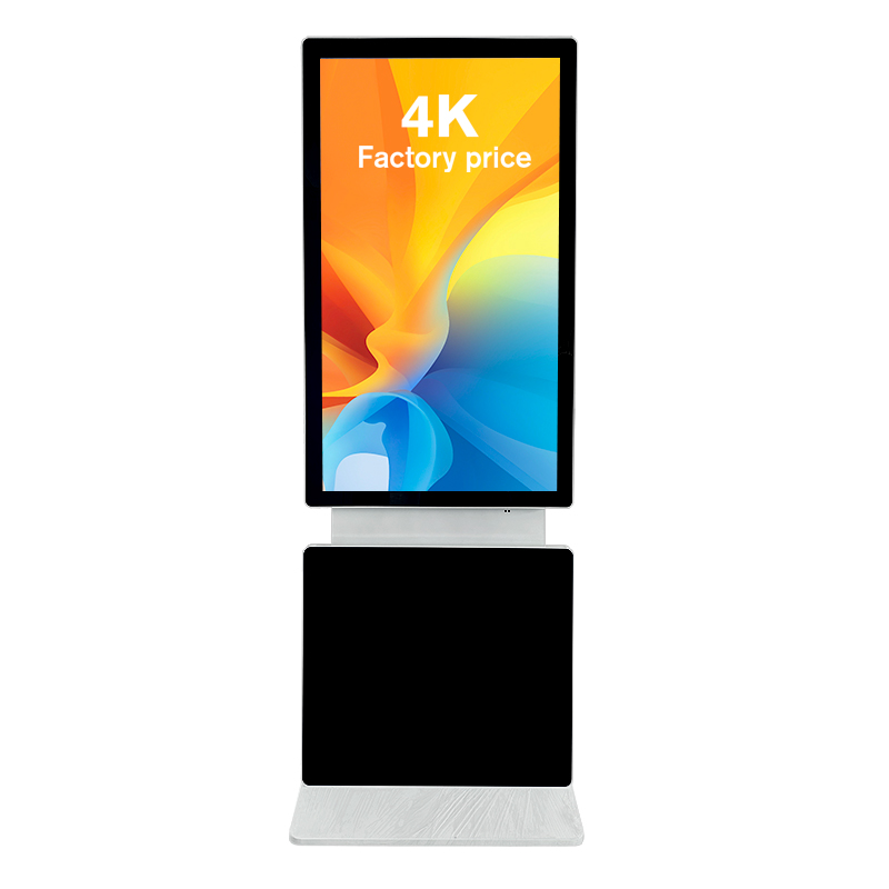 360° rotating screen advertising display digital kiosk