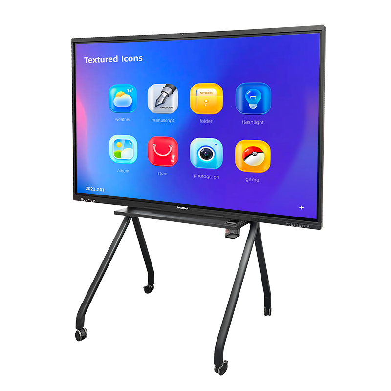 hot sale touch screen 4K digital flat panel display conference interactive electronic finger lcd teaching whiteboard