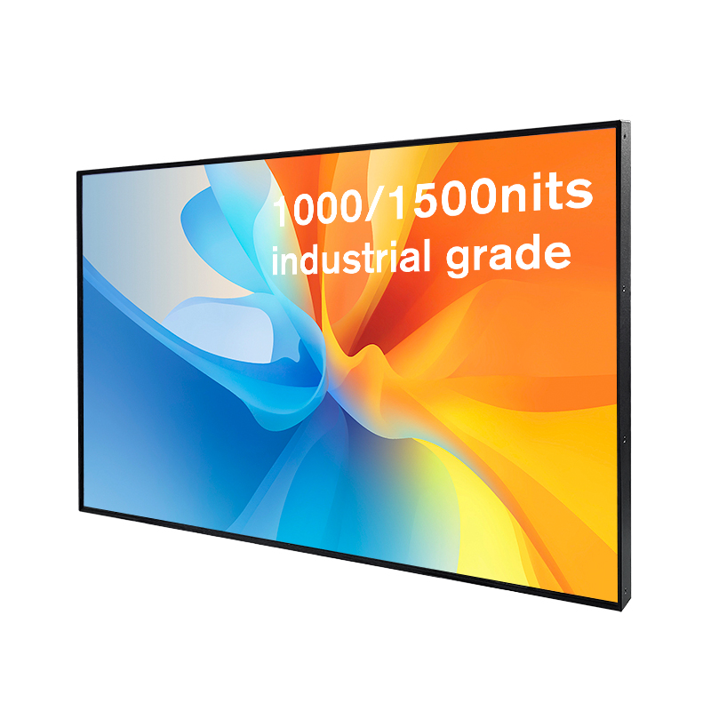 hanging advertising display market screen high brightness window facing monitor