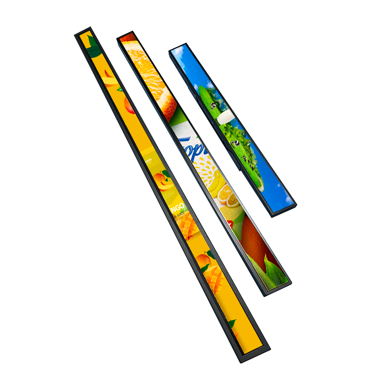  Advertising Wide Stretched Lcd Shelf Bar Screen Digital Signage Display