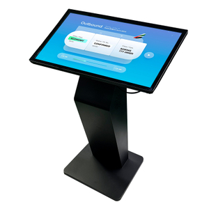 K type floor standing intractive inquiry informaion kiosk
