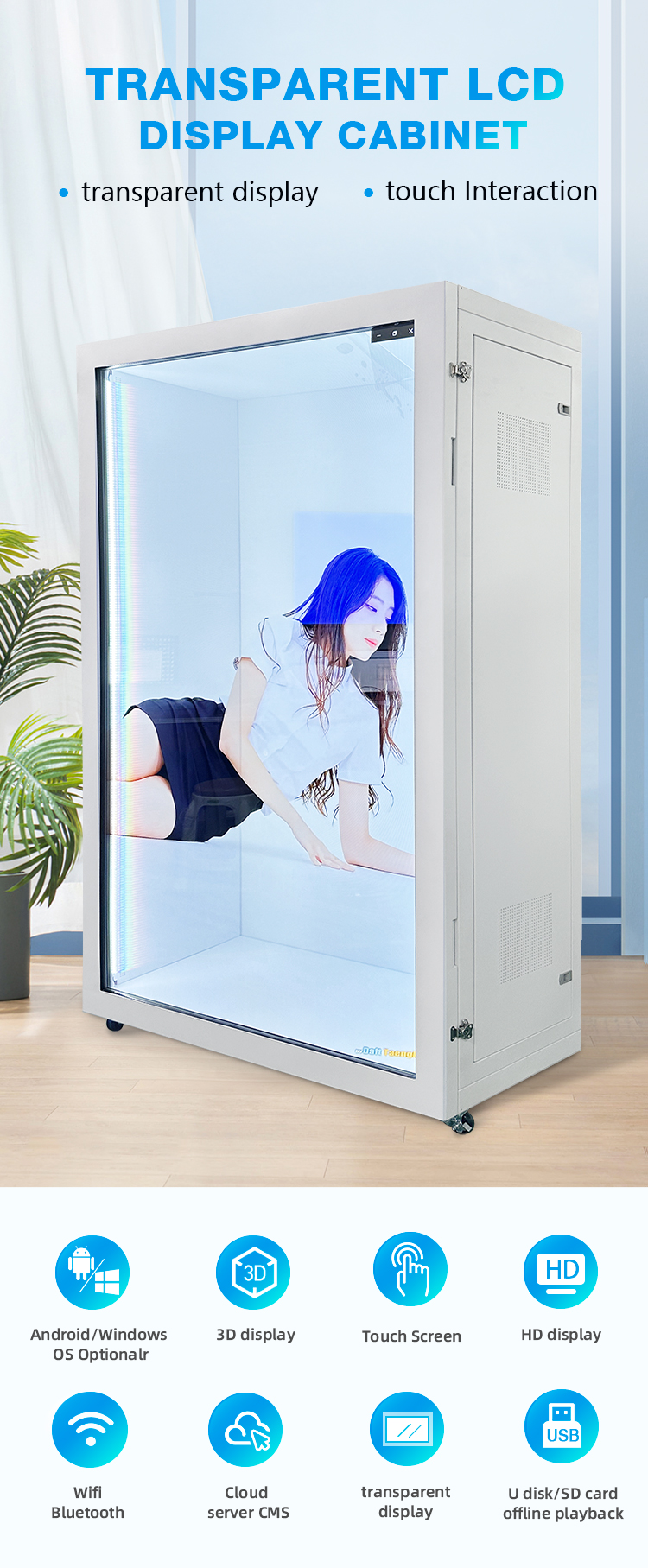 transparent display cabinet 01