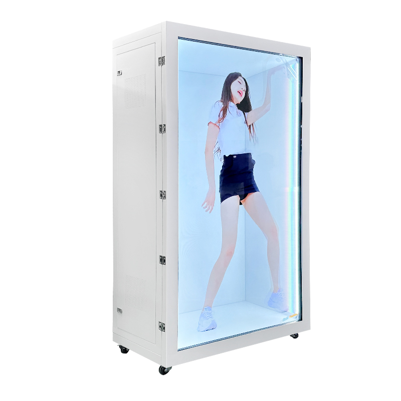 3D Video Holographic Box Lcd HD Showcase Interactive Screen Touch Transparent Holobox Display Cabinet