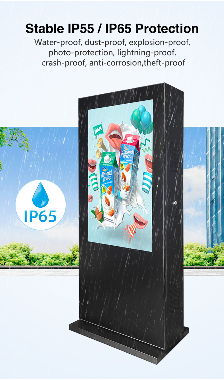 outdoor dual side totem 02