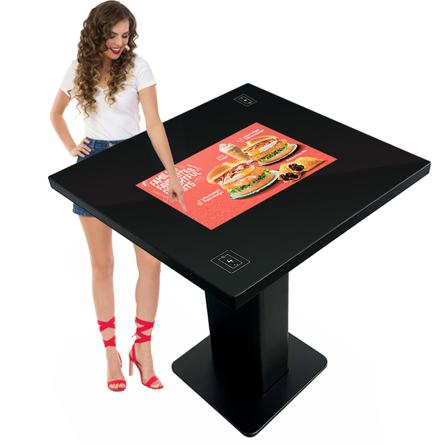 New Android Digital Smart Game Kiosk Multi Touch Restaurant Interactive Screen Coffee Table